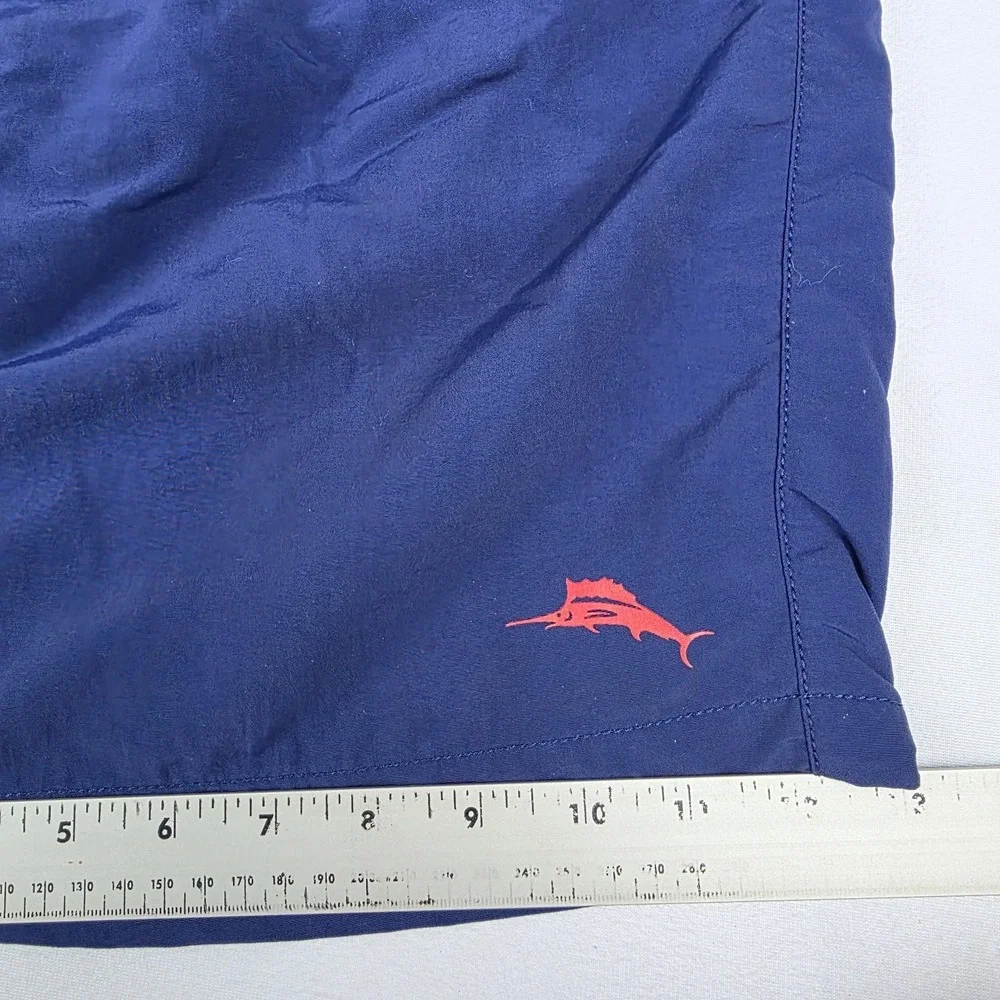Tommy Bahama Men's Board Shorts XXL Blue Mesh Lined Lightweight Surfing Summer